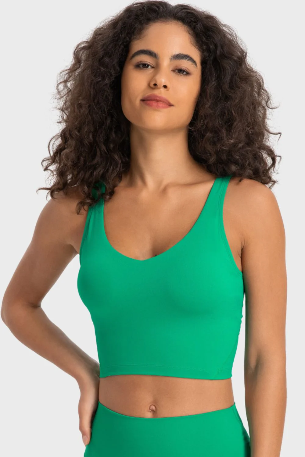 Millennia Deep V-Neck Crop Sports Bra - Image 26