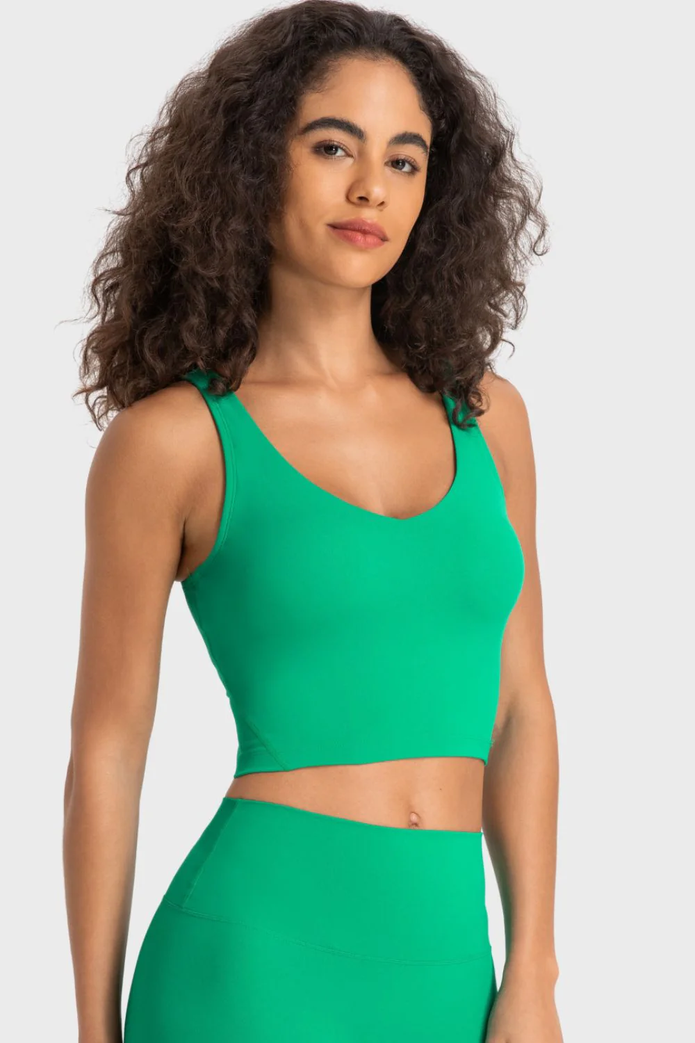 Millennia Deep V-Neck Crop Sports Bra - Image 27