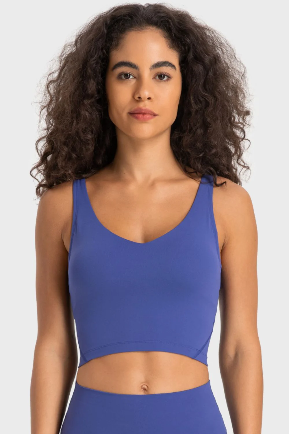 Millennia Deep V-Neck Crop Sports Bra - Image 29