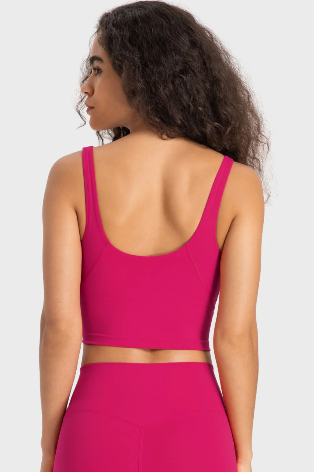 Millennia Deep V-Neck Crop Sports Bra - Image 3