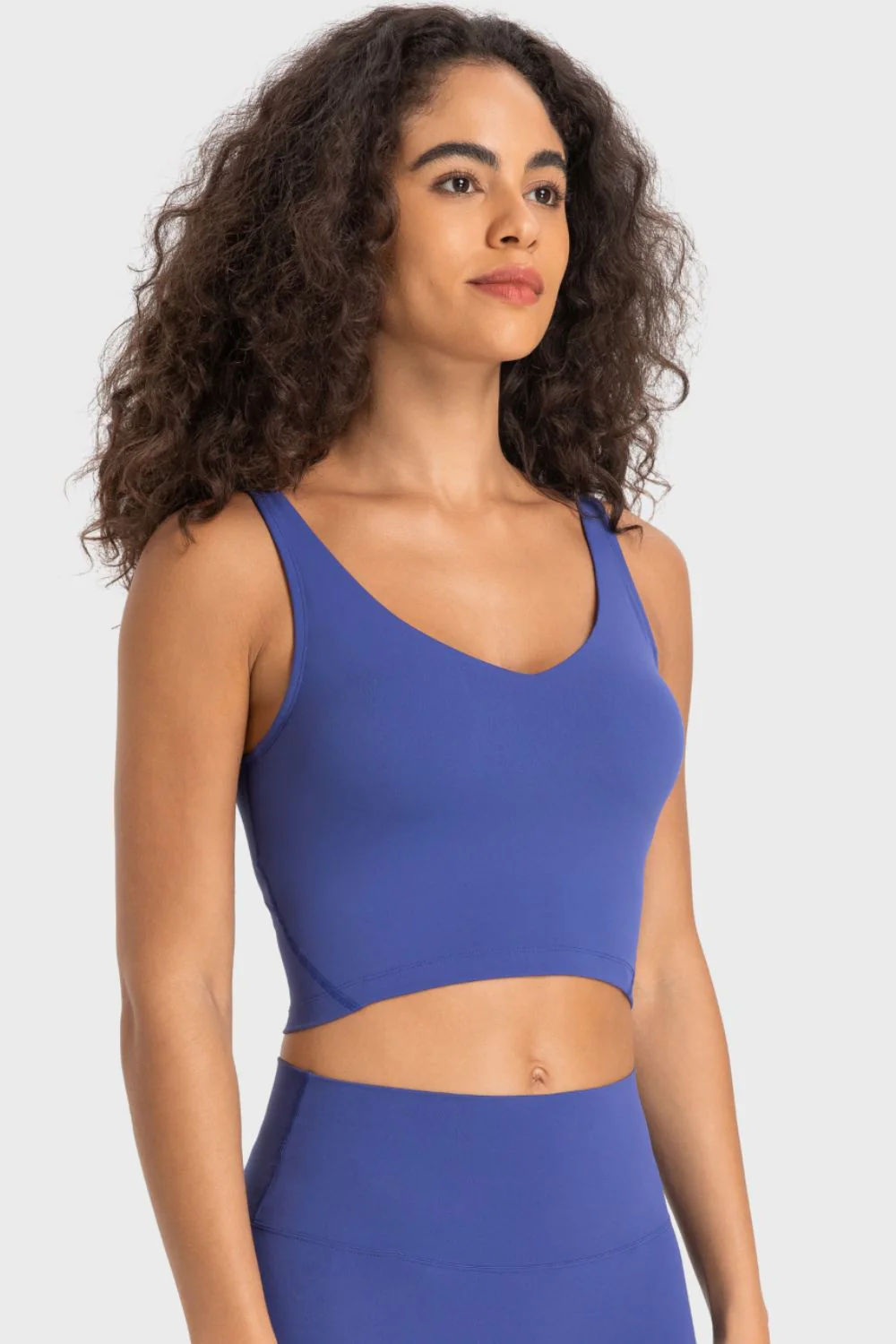 Millennia Deep V-Neck Crop Sports Bra - Image 30