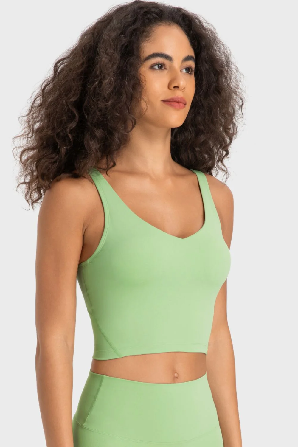 Millennia Deep V-Neck Crop Sports Bra - Image 33