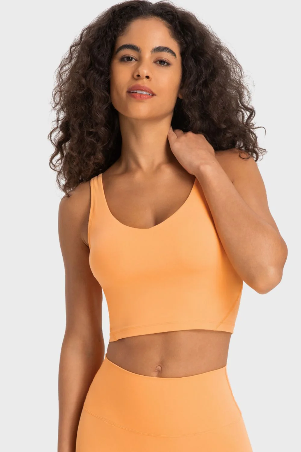 Millennia Deep V-Neck Crop Sports Bra - Image 4