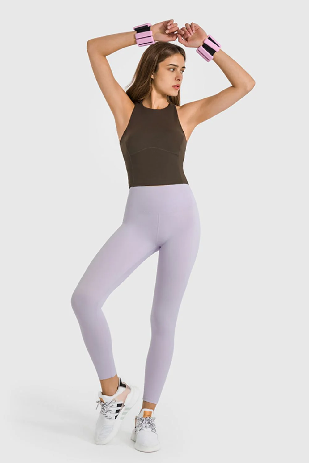 Millennia High Waist Ankle-Length Yoga Leggings - Image 6