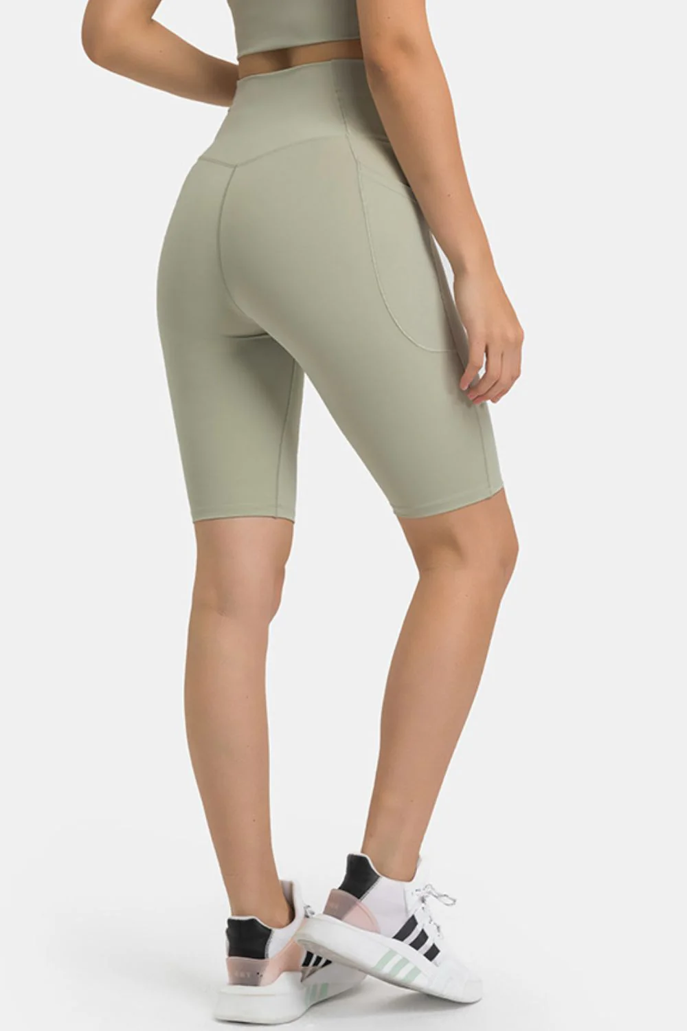 Millennia High Waist Biker Shorts with Pockets - Image 10