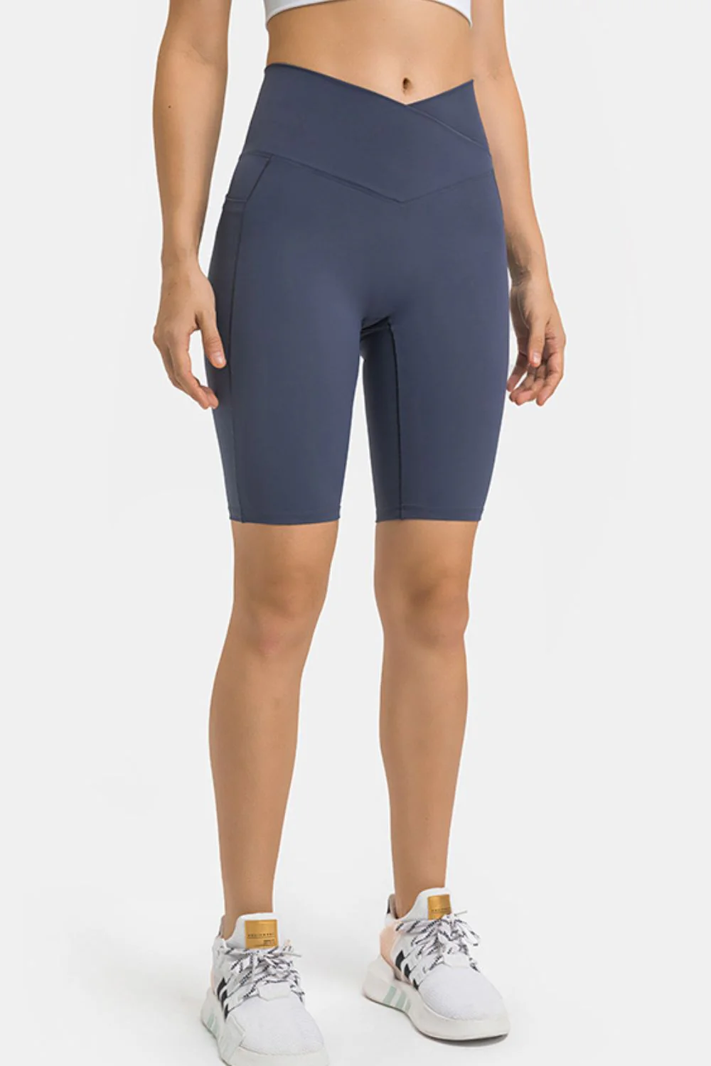 Millennia High Waist Biker Shorts with Pockets - Image 12