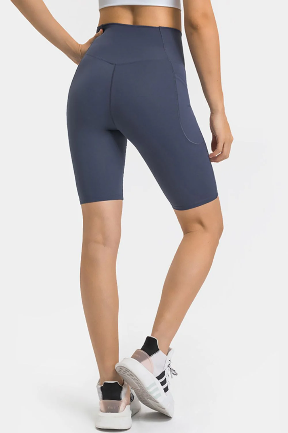 Millennia High Waist Biker Shorts with Pockets - Image 13
