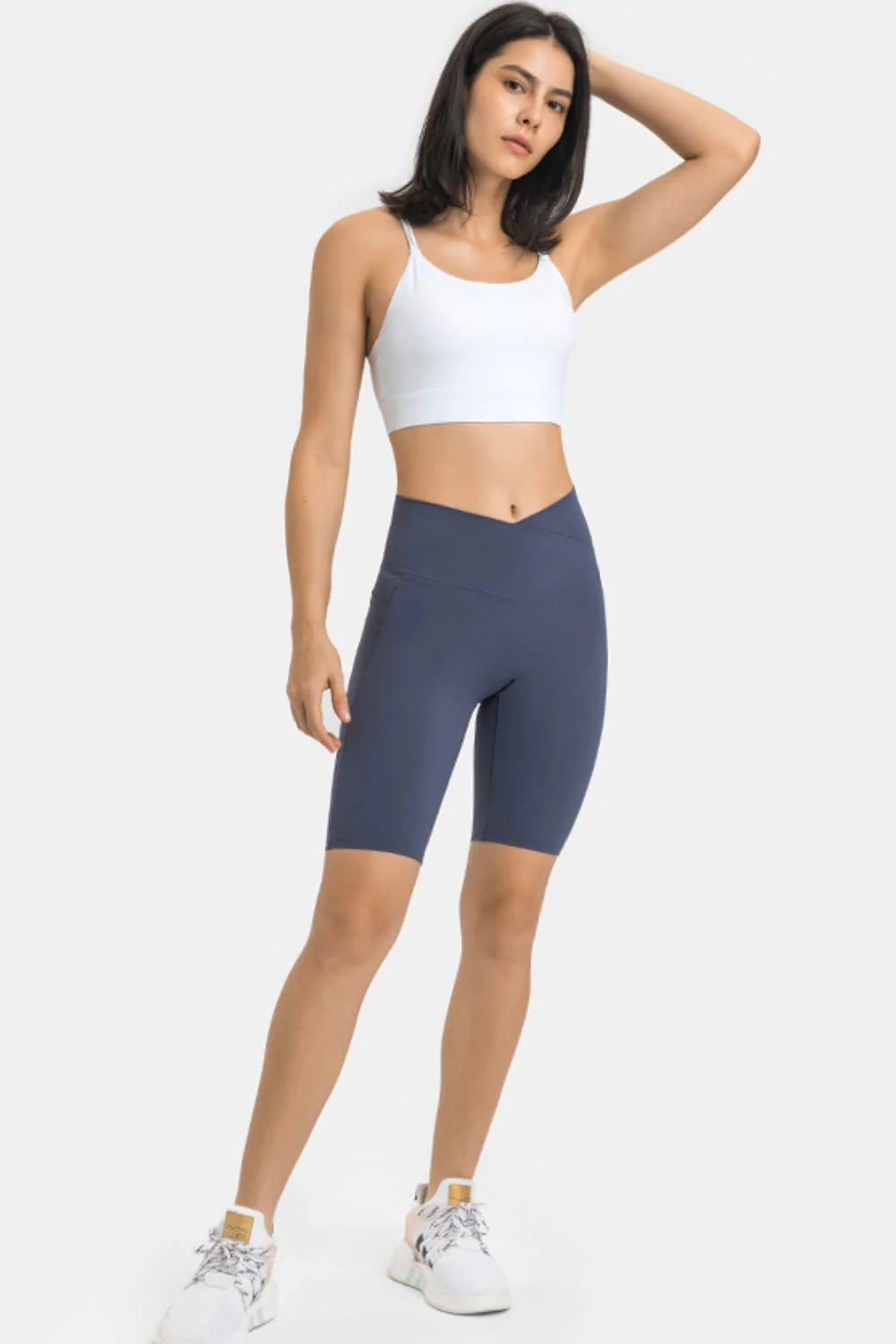 Millennia High Waist Biker Shorts with Pockets - Image 14