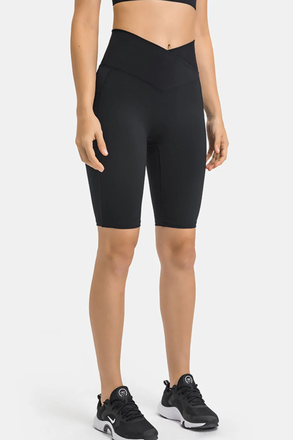 Millennia High Waist Biker Shorts with Pockets - Image 15