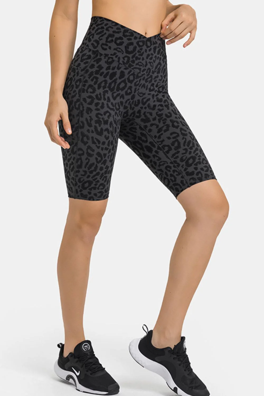 Millennia High Waist Biker Shorts with Pockets - Image 5
