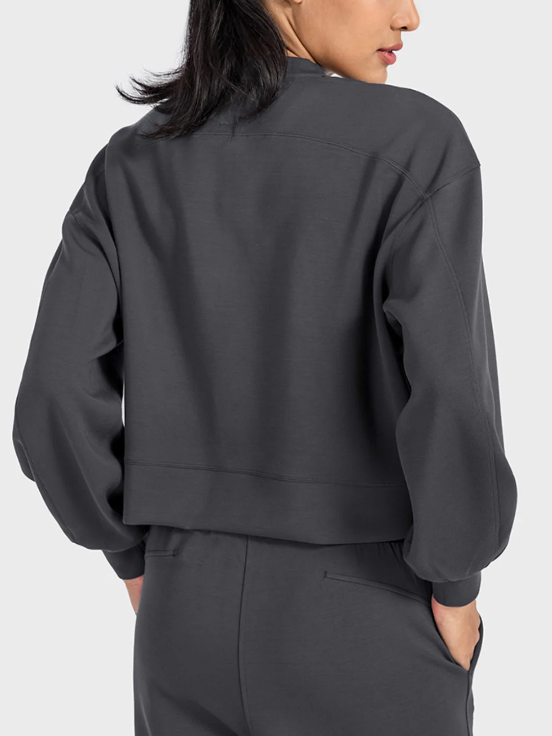 Millennia Round Neck Drop Shoulder Sports Top - Image 2