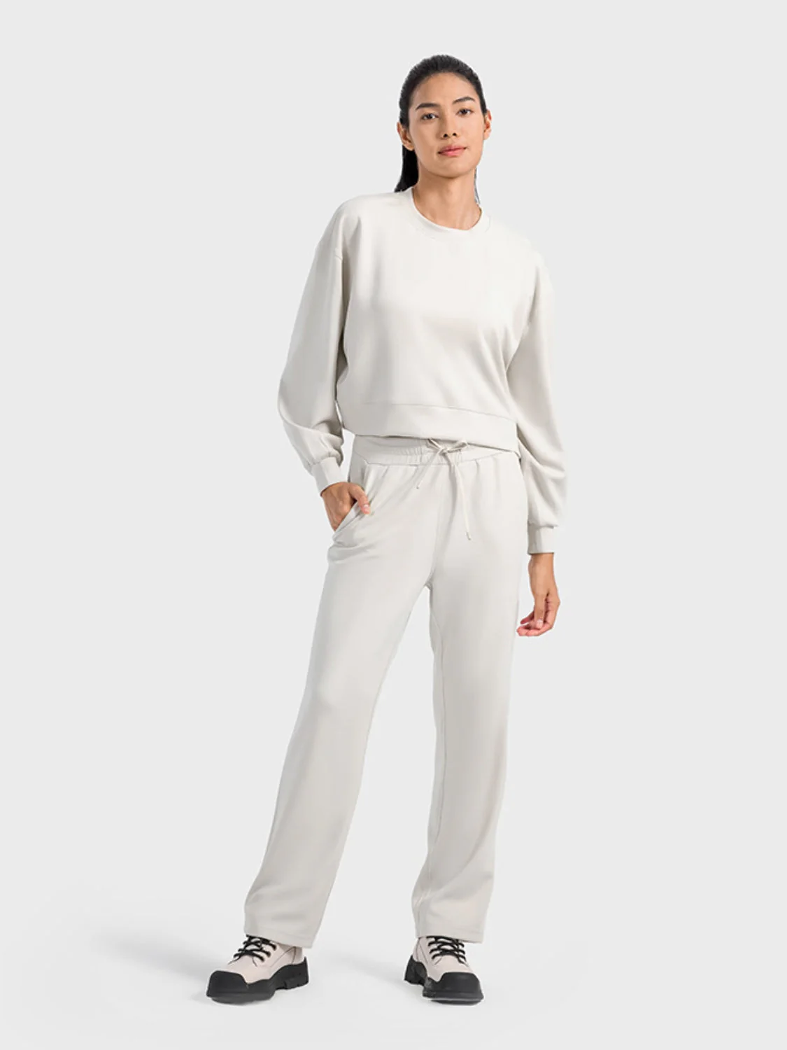 Millennia Round Neck Drop Shoulder Sports Top - Image 9