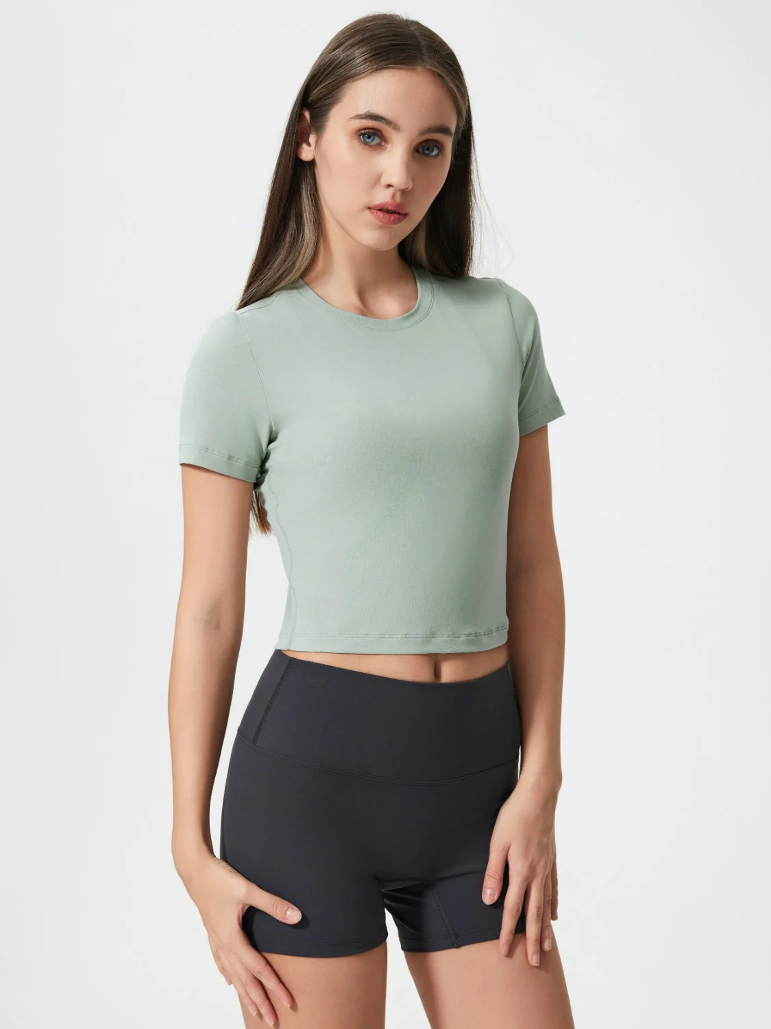 Millennia Round Neck Short Sleeve Active T-Shirt - Image 5