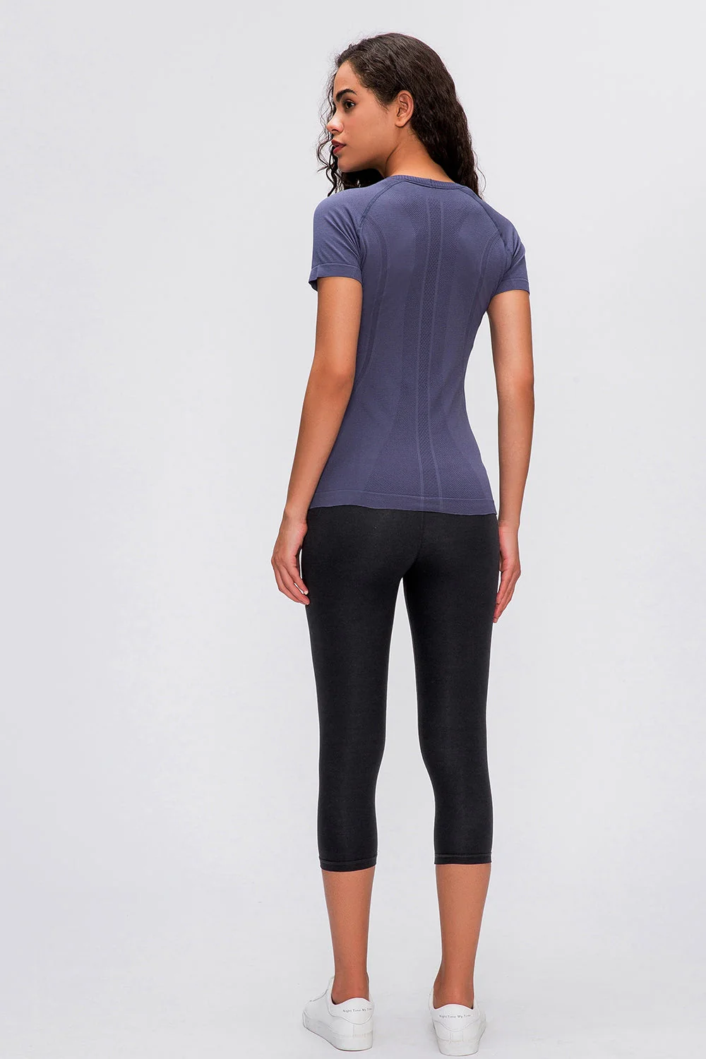 Millennia Round Neck Short Sleeve Active T-Shirt - Image 12
