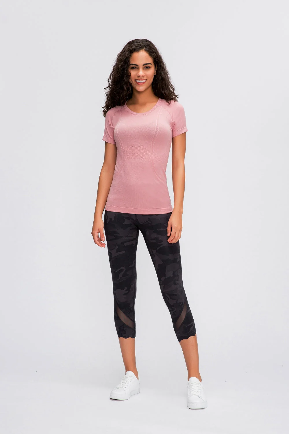 Millennia Round Neck Short Sleeve Active T-Shirt - Image 15