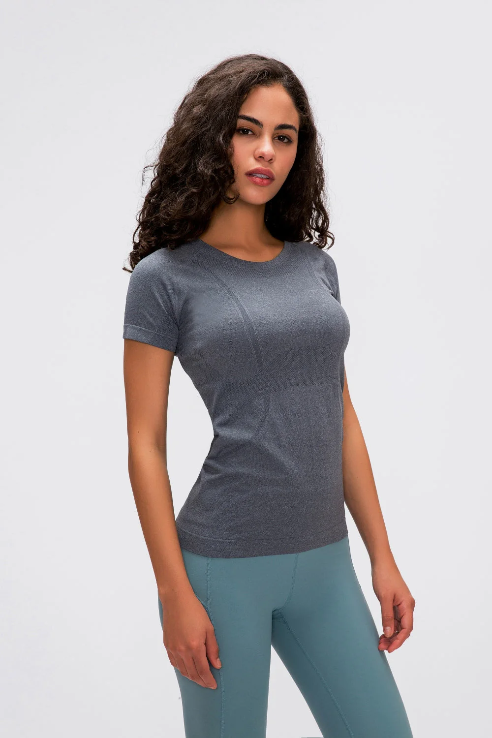 Millennia Round Neck Short Sleeve Active T-Shirt - Image 19