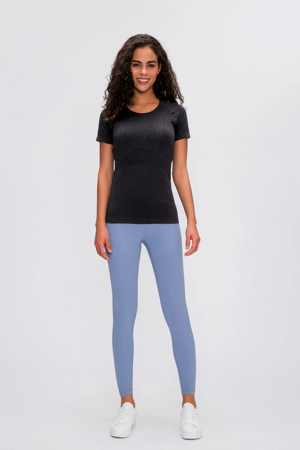 Millennia Round Neck Short Sleeve Active T-Shirt - Image 2