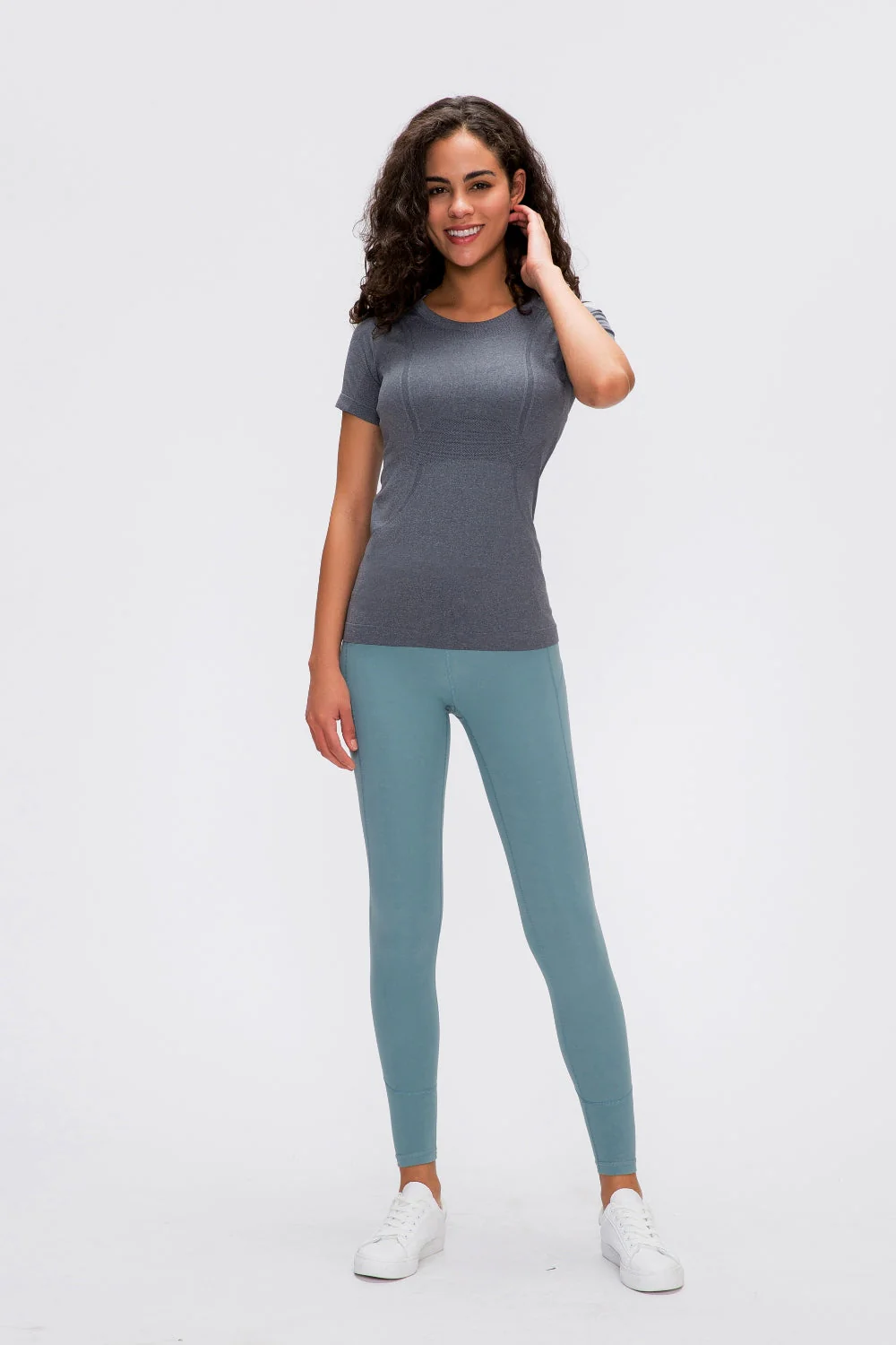 Millennia Round Neck Short Sleeve Active T-Shirt - Image 21