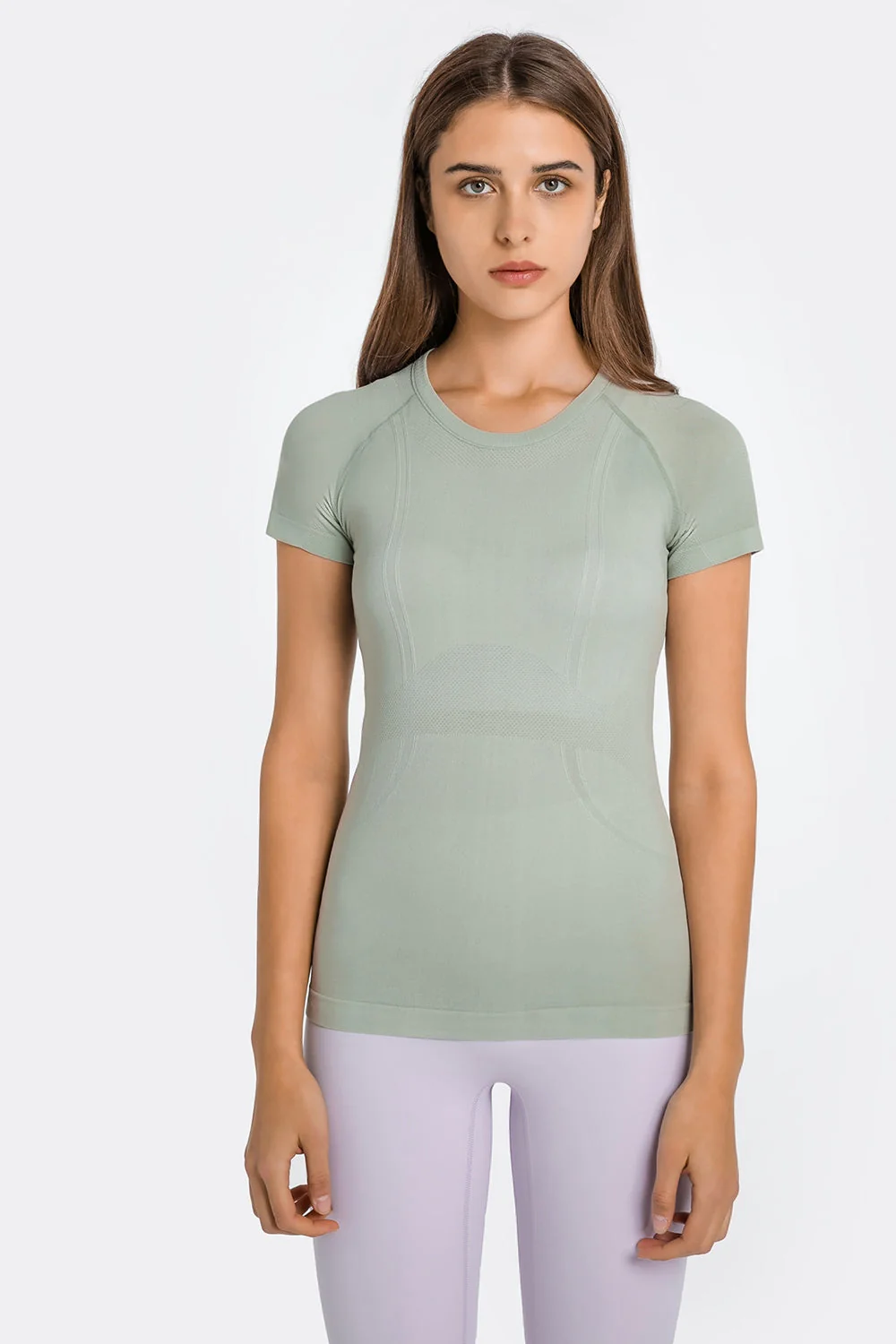 Millennia Round Neck Short Sleeve Active T-Shirt - Image 22