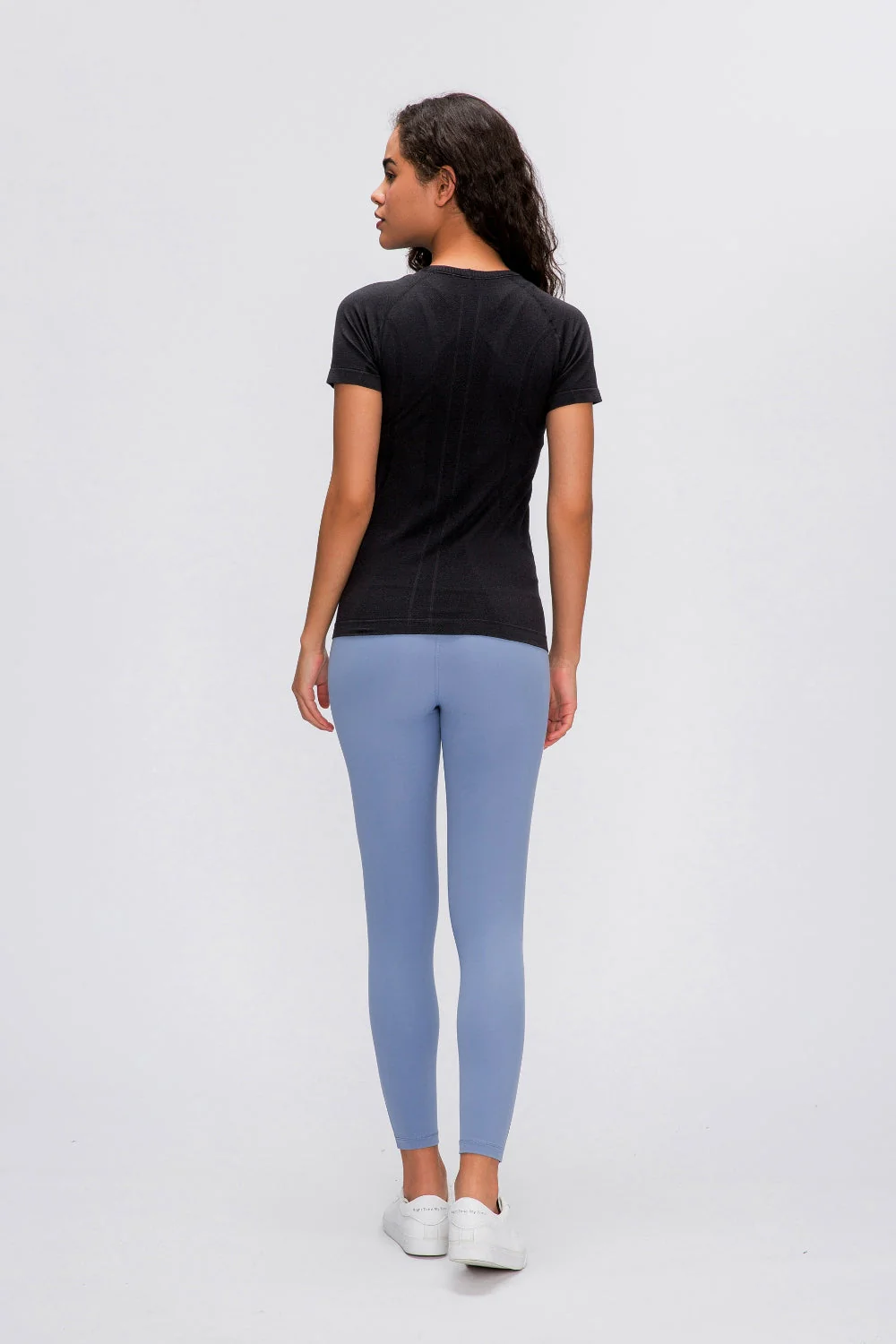 Millennia Round Neck Short Sleeve Active T-Shirt - Image 3