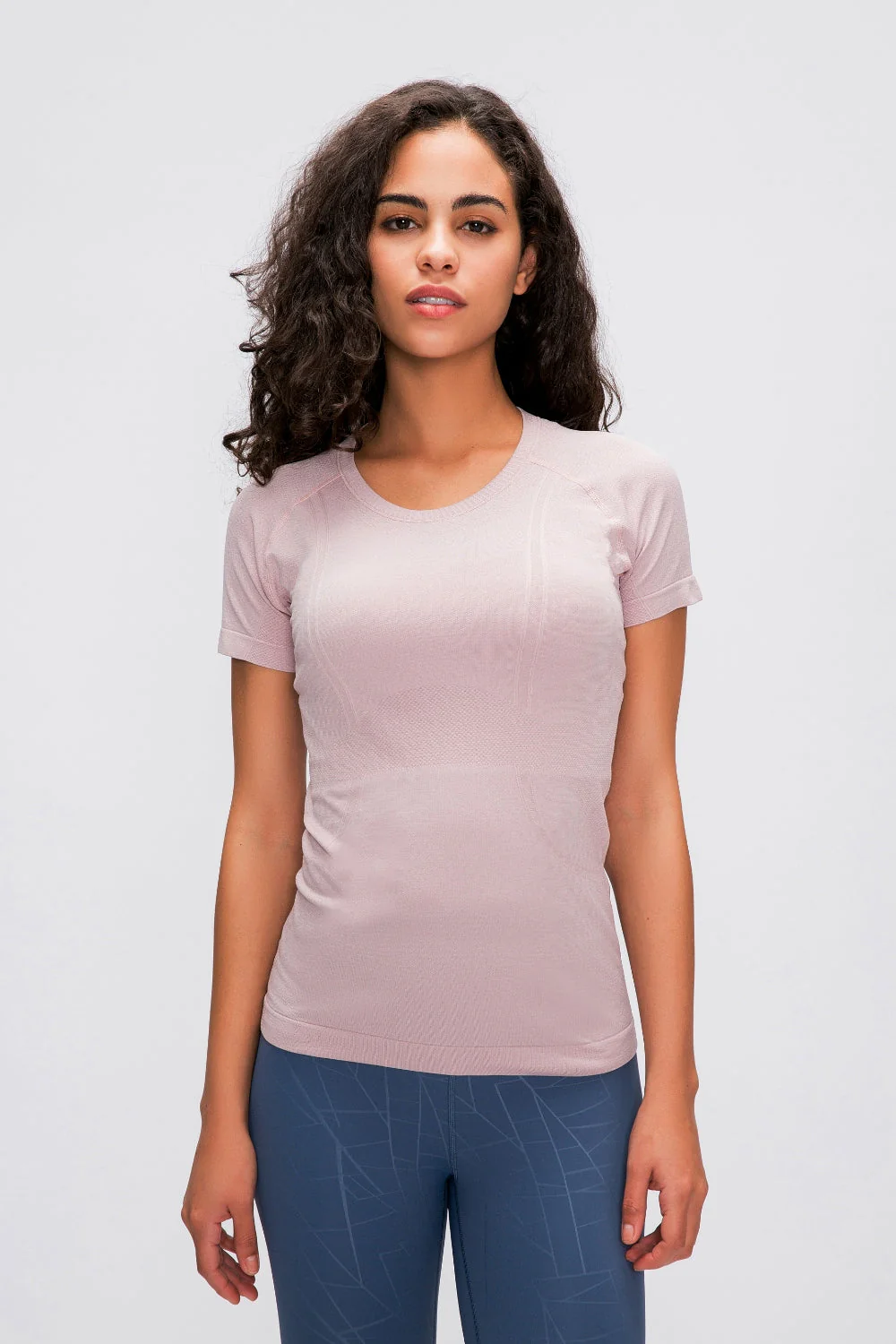 Millennia Round Neck Short Sleeve Active T-Shirt - Image 4