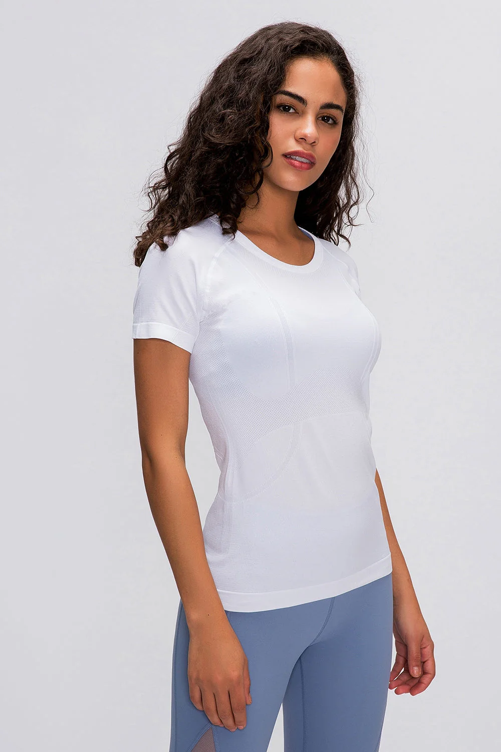 Millennia Round Neck Short Sleeve Active T-Shirt - Image 7