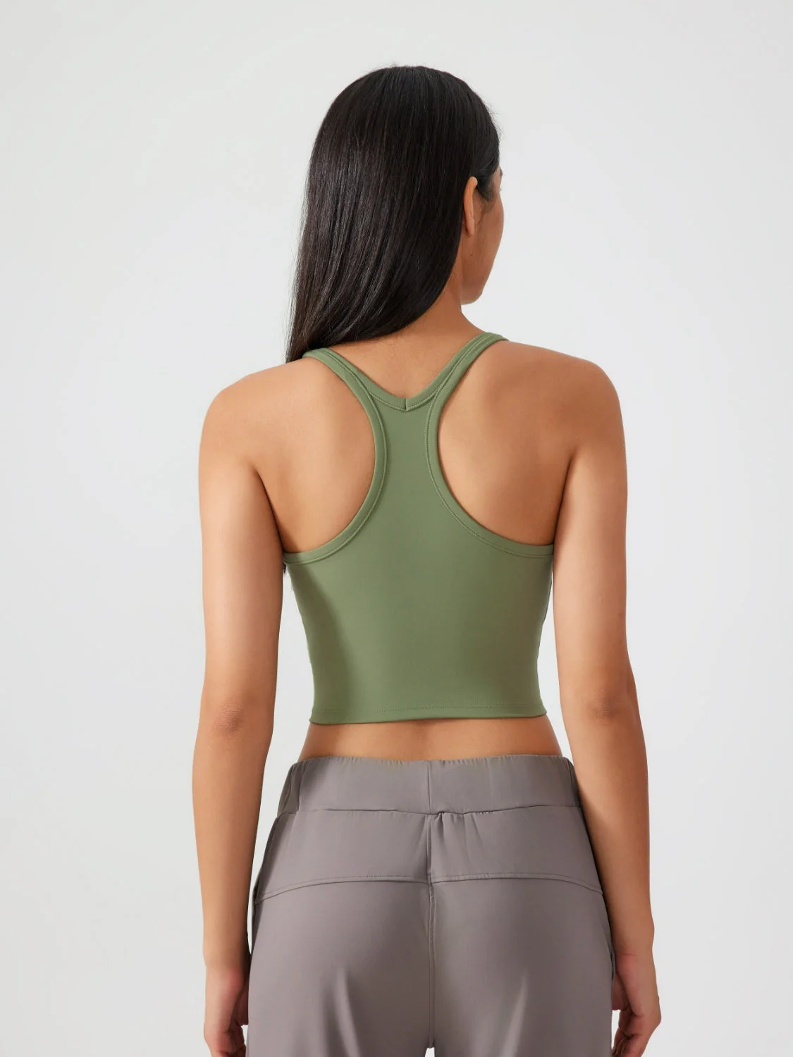 Millennia Scoop Neck Active Tank with Detachable Chest Pads - Image 19