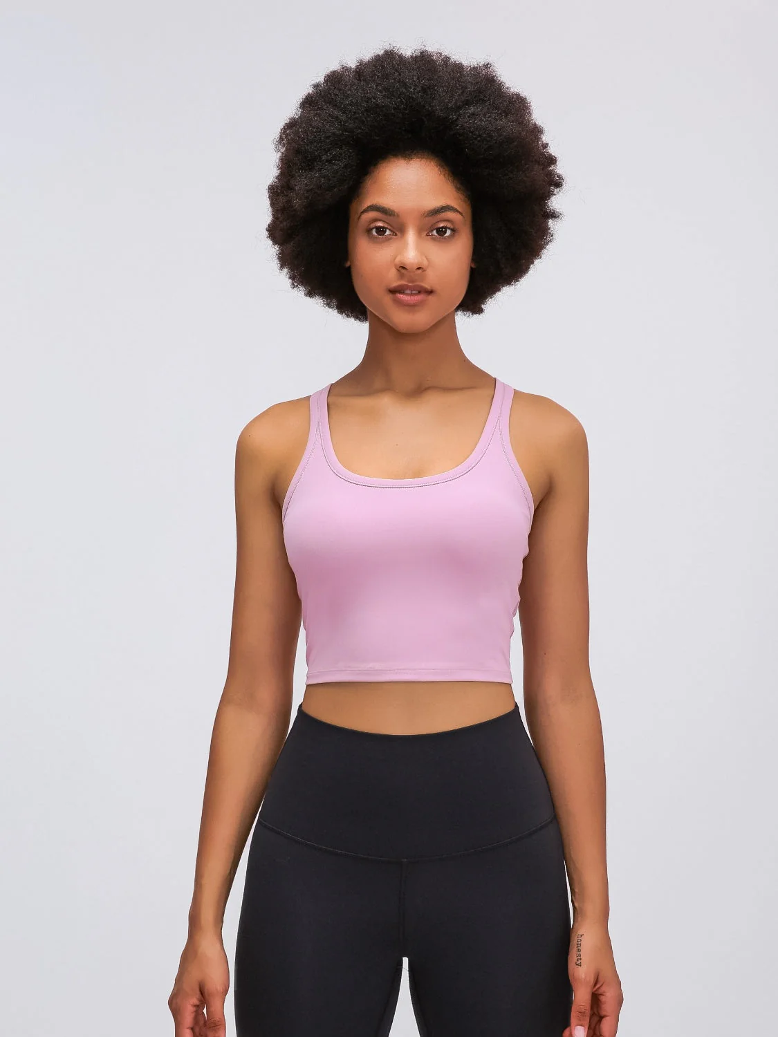 Millennia Scoop Neck Active Tank with Detachable Chest Pads - Image 23