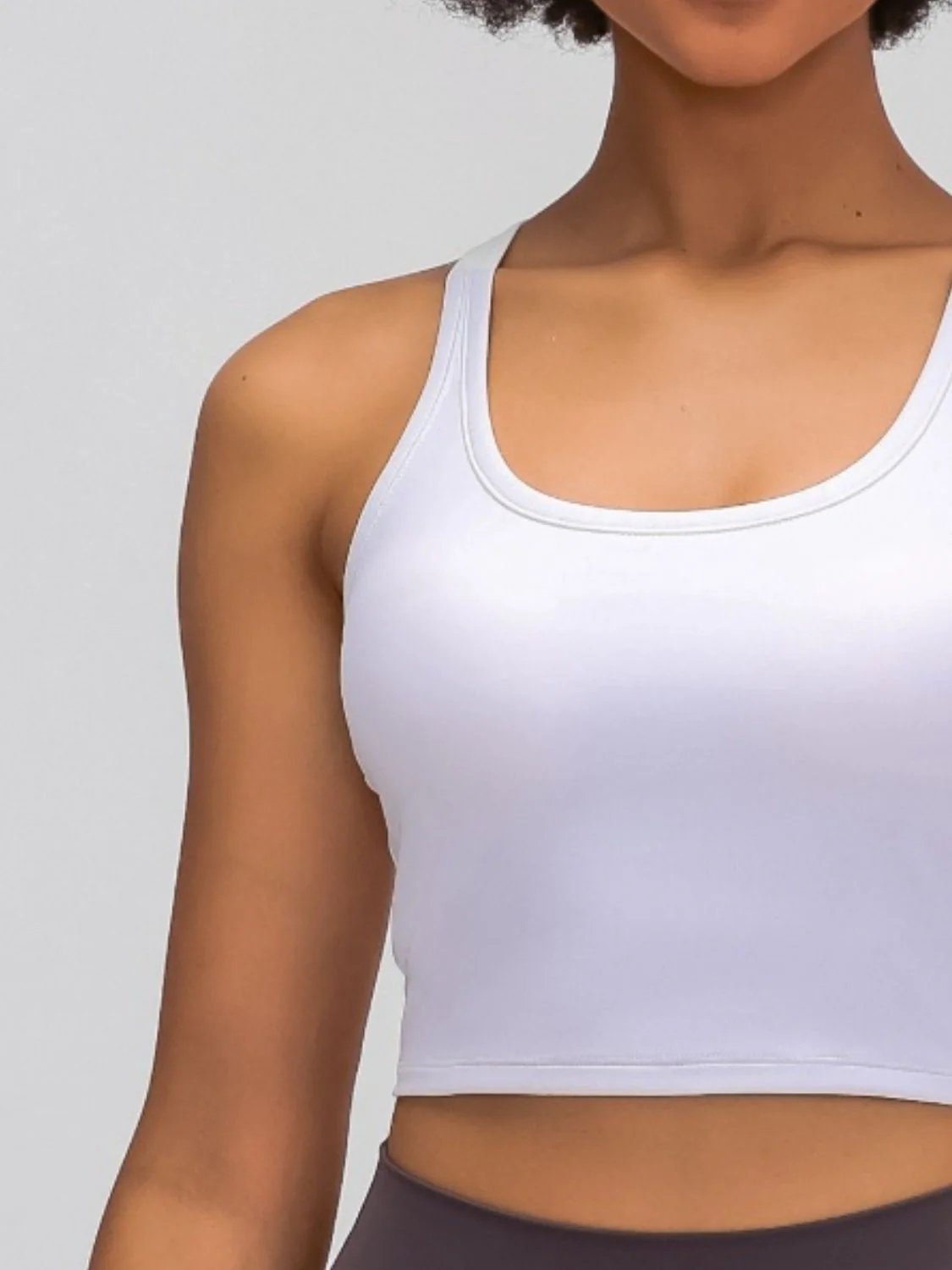 Millennia Scoop Neck Active Tank with Detachable Chest Pads - Image 28