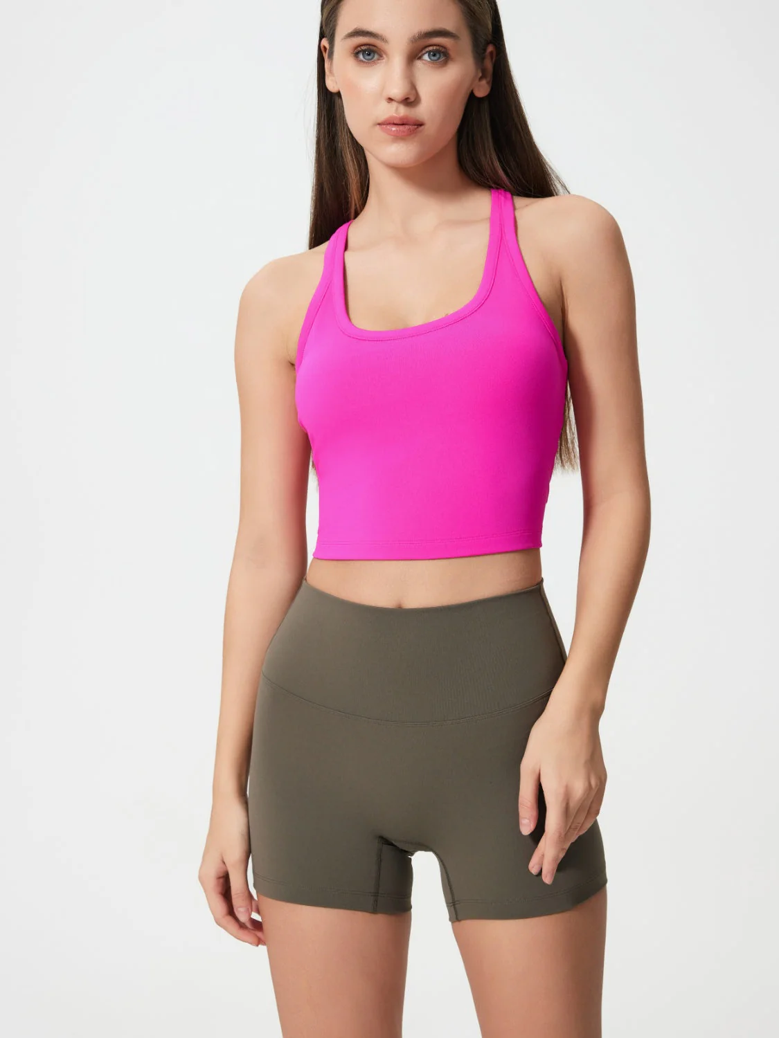 Millennia Scoop Neck Active Tank with Detachable Chest Pads - Image 5