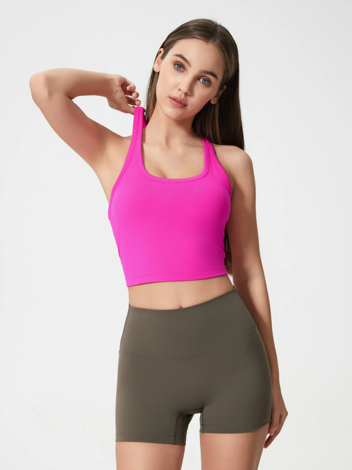 Millennia Scoop Neck Active Tank with Detachable Chest Pads - Image 6