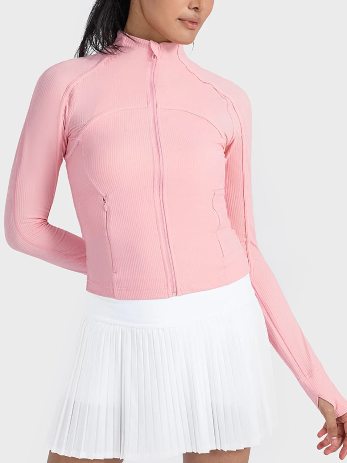 Millennia Zip-Up Long Sleeve Sports Jacket - Image 10