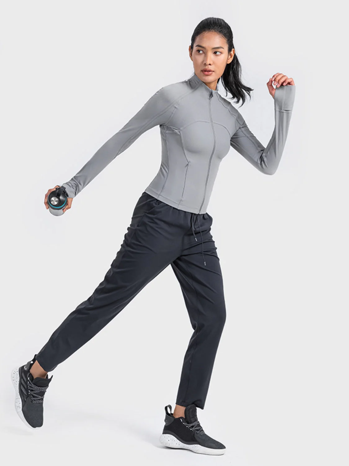 Millennia Zip-Up Long Sleeve Sports Jacket - Image 3