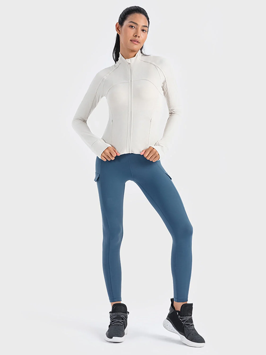 Millennia Zip-Up Long Sleeve Sports Jacket - Image 6