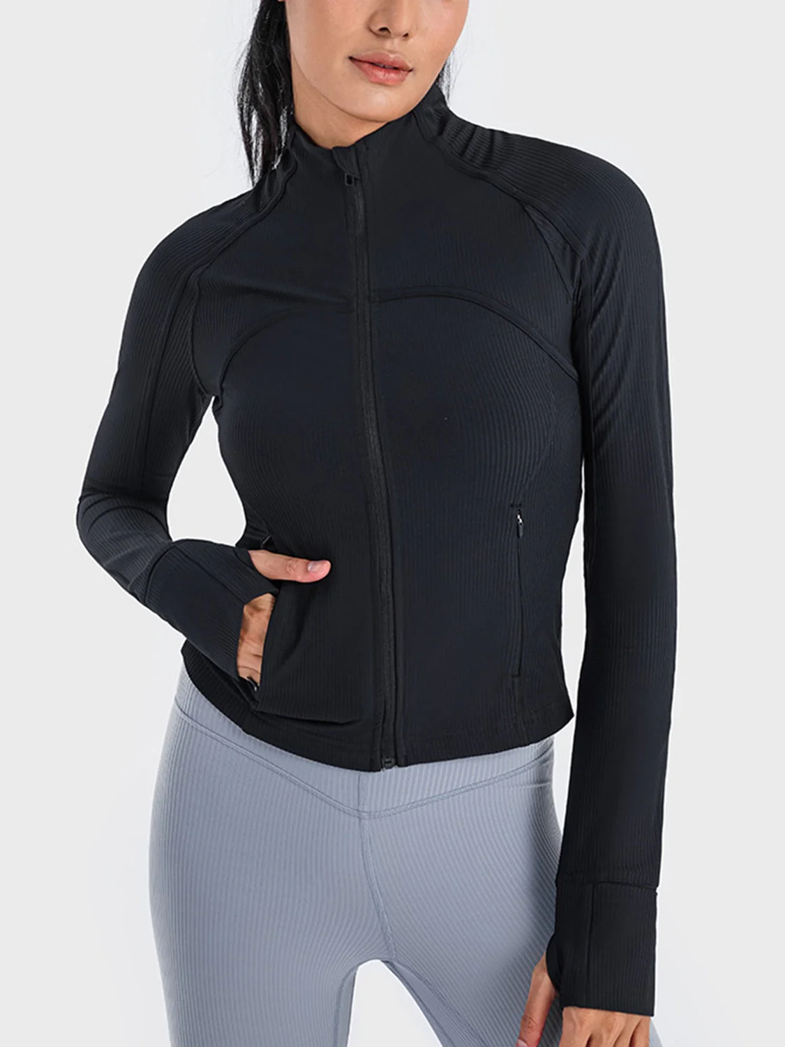 Millennia Zip-Up Long Sleeve Sports Jacket - Image 7