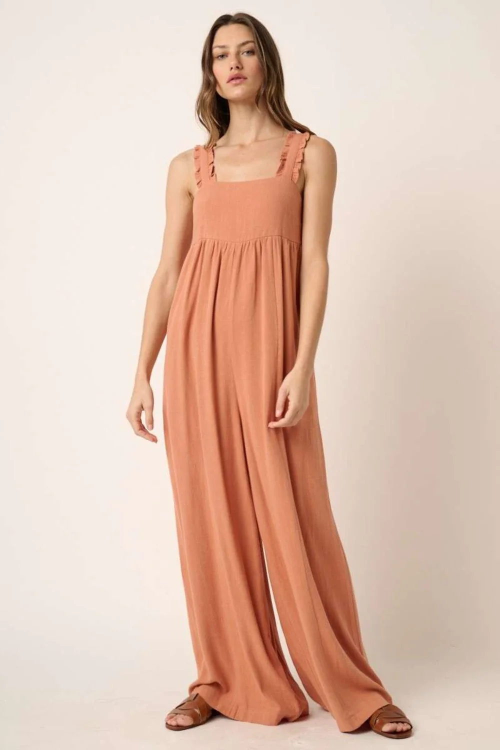 Mittoshop Sleeveless Wide Leg Jumpsuit - Image 3