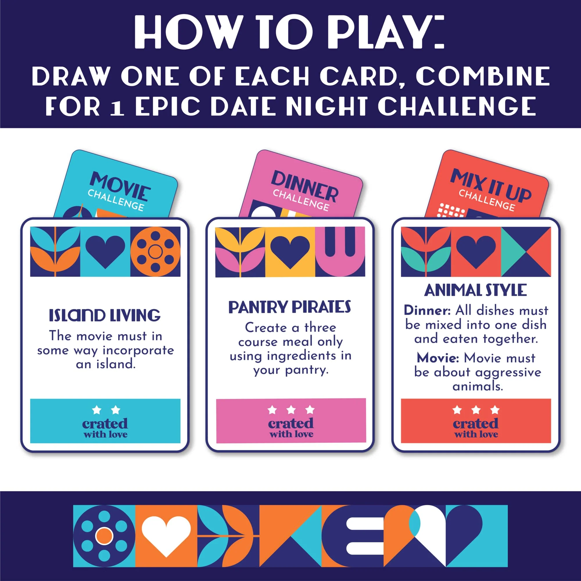 Mix It Up Date Night Generator: Dinner and a Movie Edition by Crated with Love - Image 2