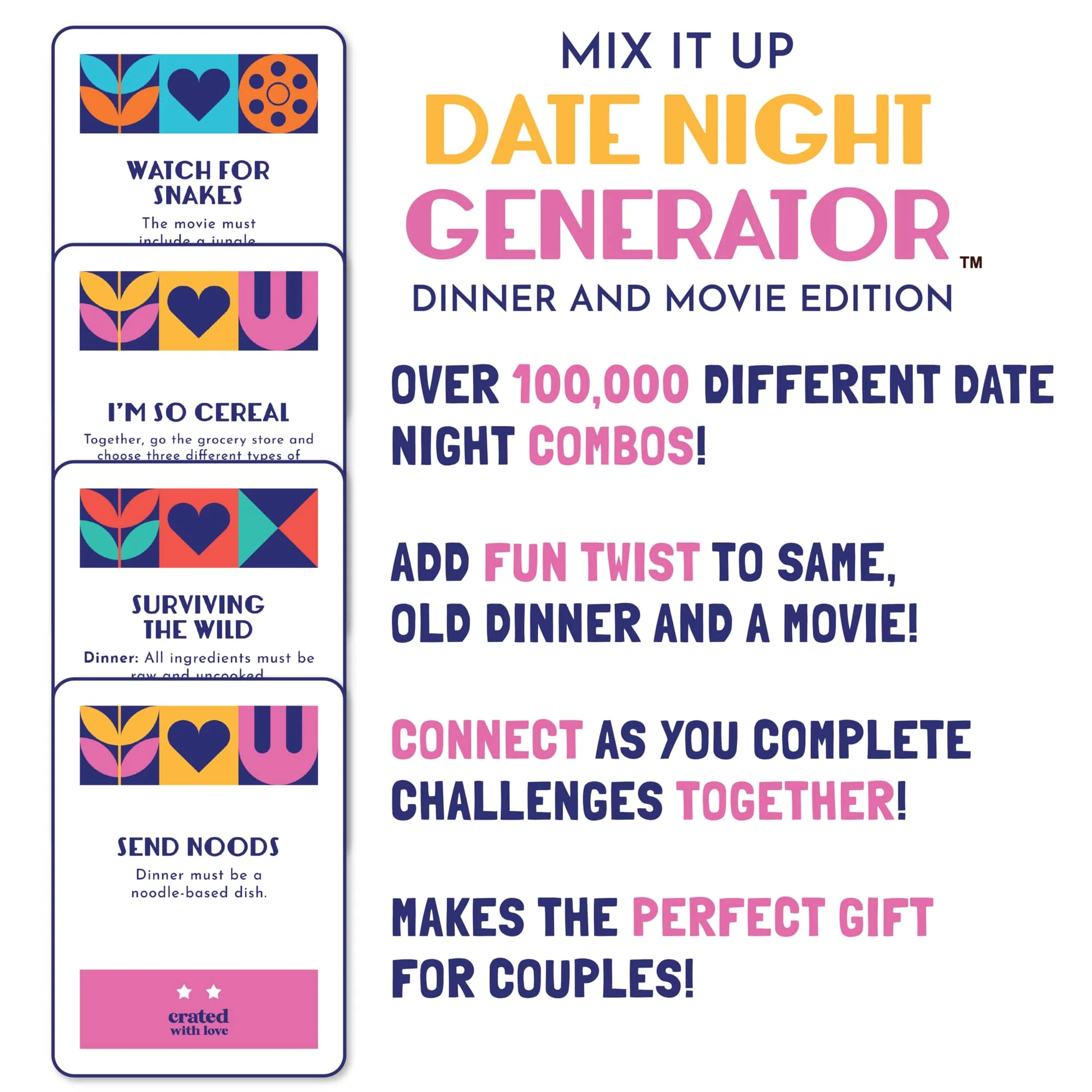 Mix It Up Date Night Generator: Dinner and a Movie Edition by Crated with Love - Image 3