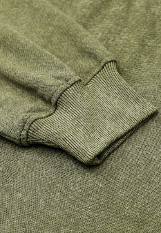 Mock Neck Dropped Shoulder Sweatshirt - Image 5