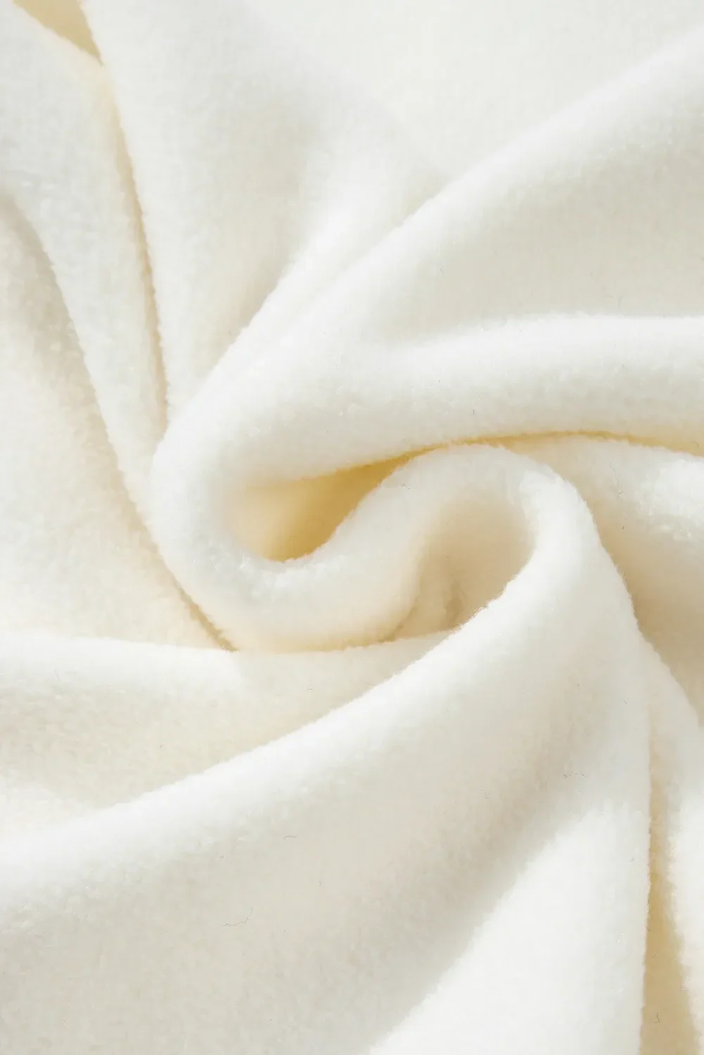 Mock Neck Long Sleeve Sherpa Sweatshirt - Image 6