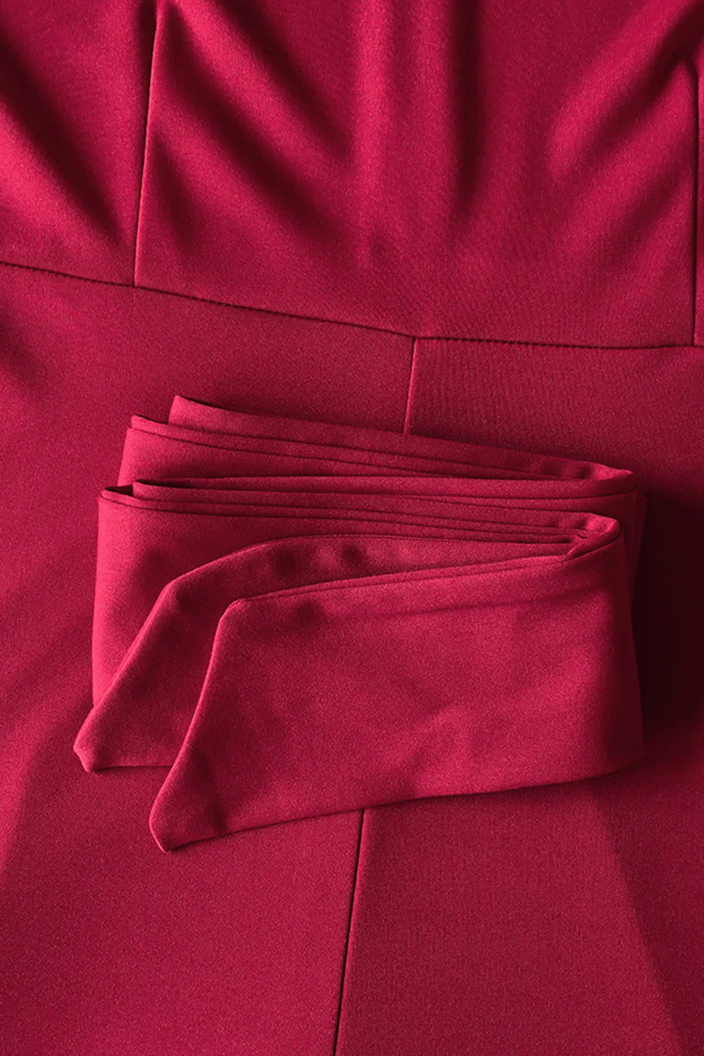 Mock Neck Tie-Waist Half Sleeve Jumpsuit - Image 31