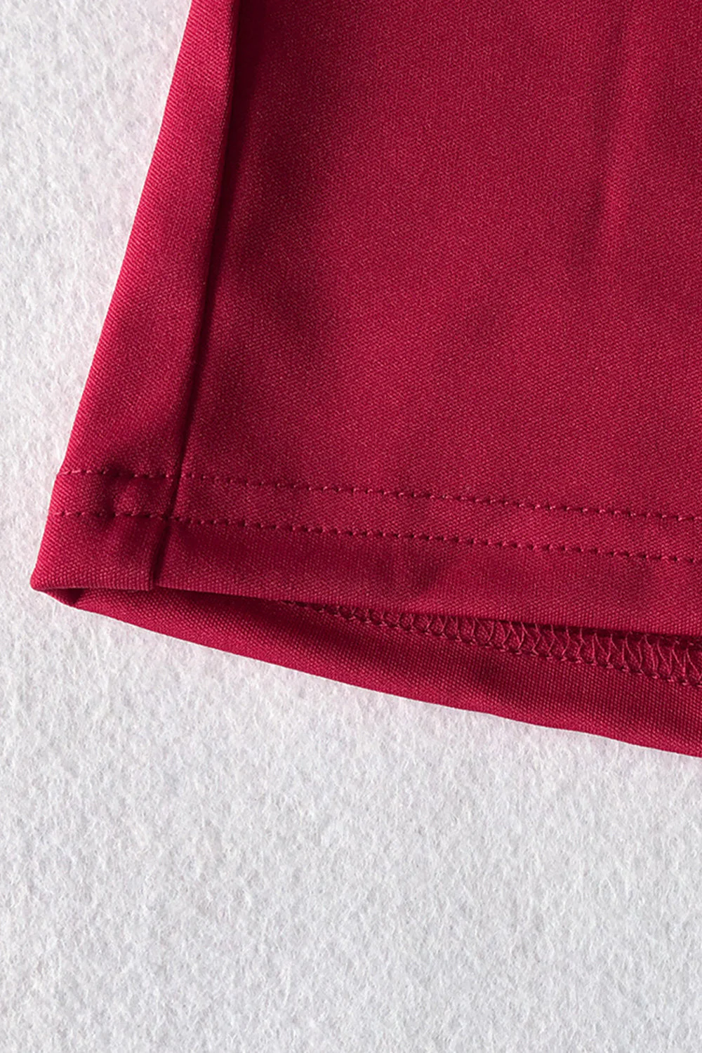 Mock Neck Tie-Waist Half Sleeve Jumpsuit - Image 32