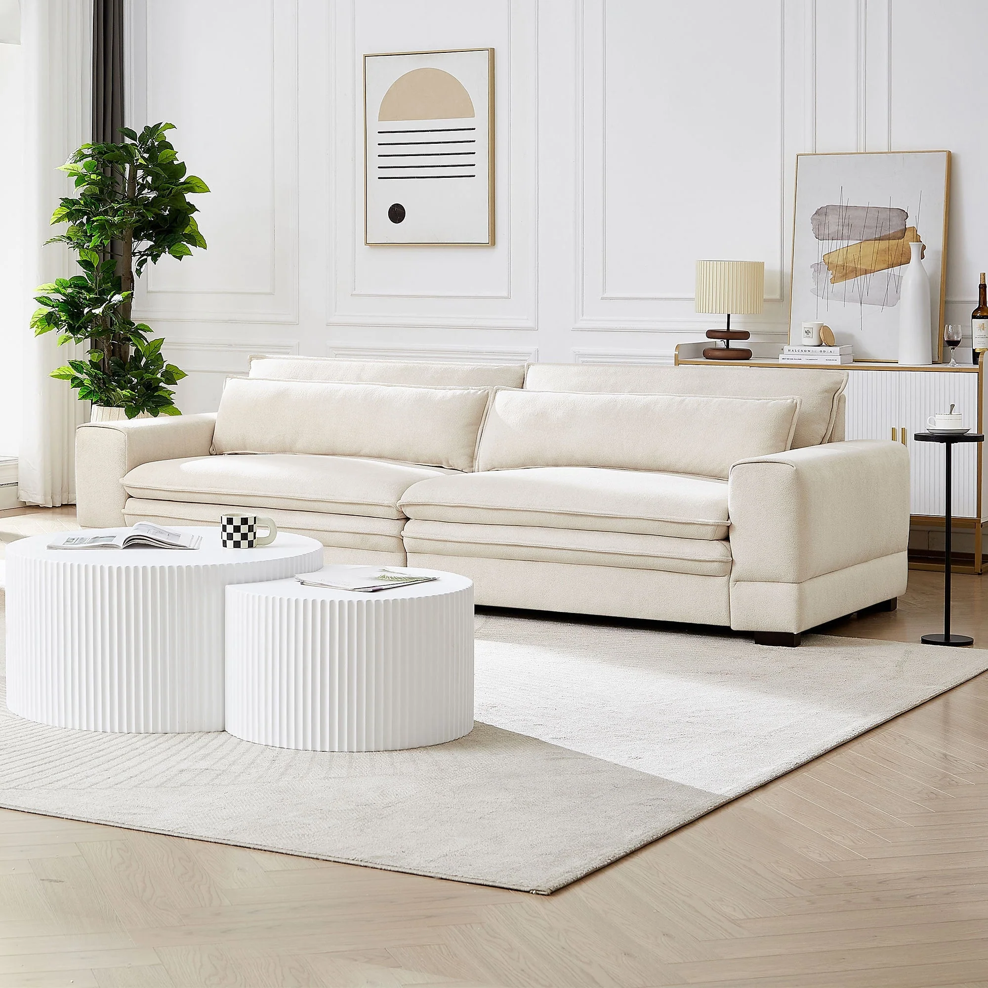 Modern Upholstered  Mid-Century Sofa Couch by Blak Hom - Image 3