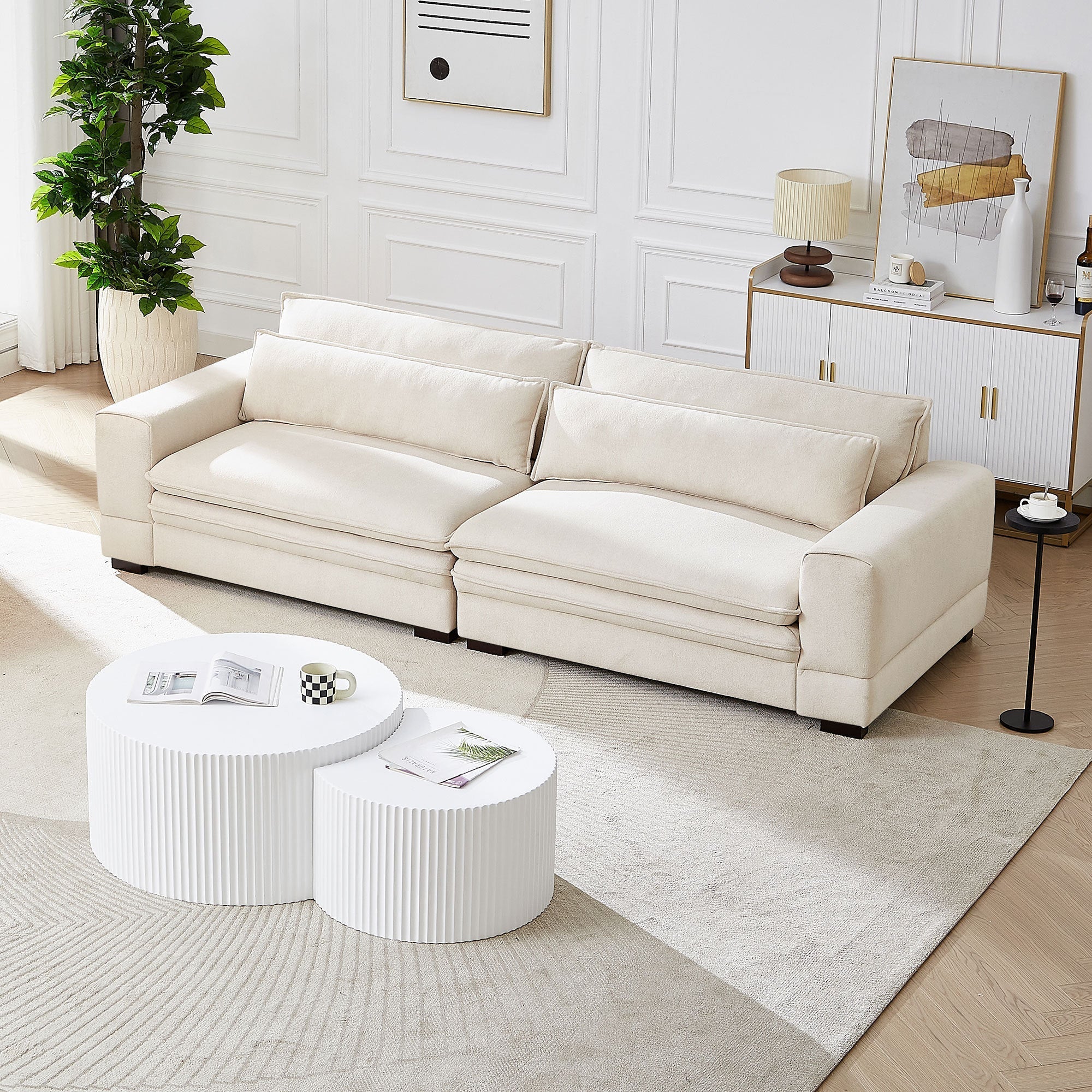 Modern Upholstered  Mid-Century Sofa Couch by Blak Hom - Image 4