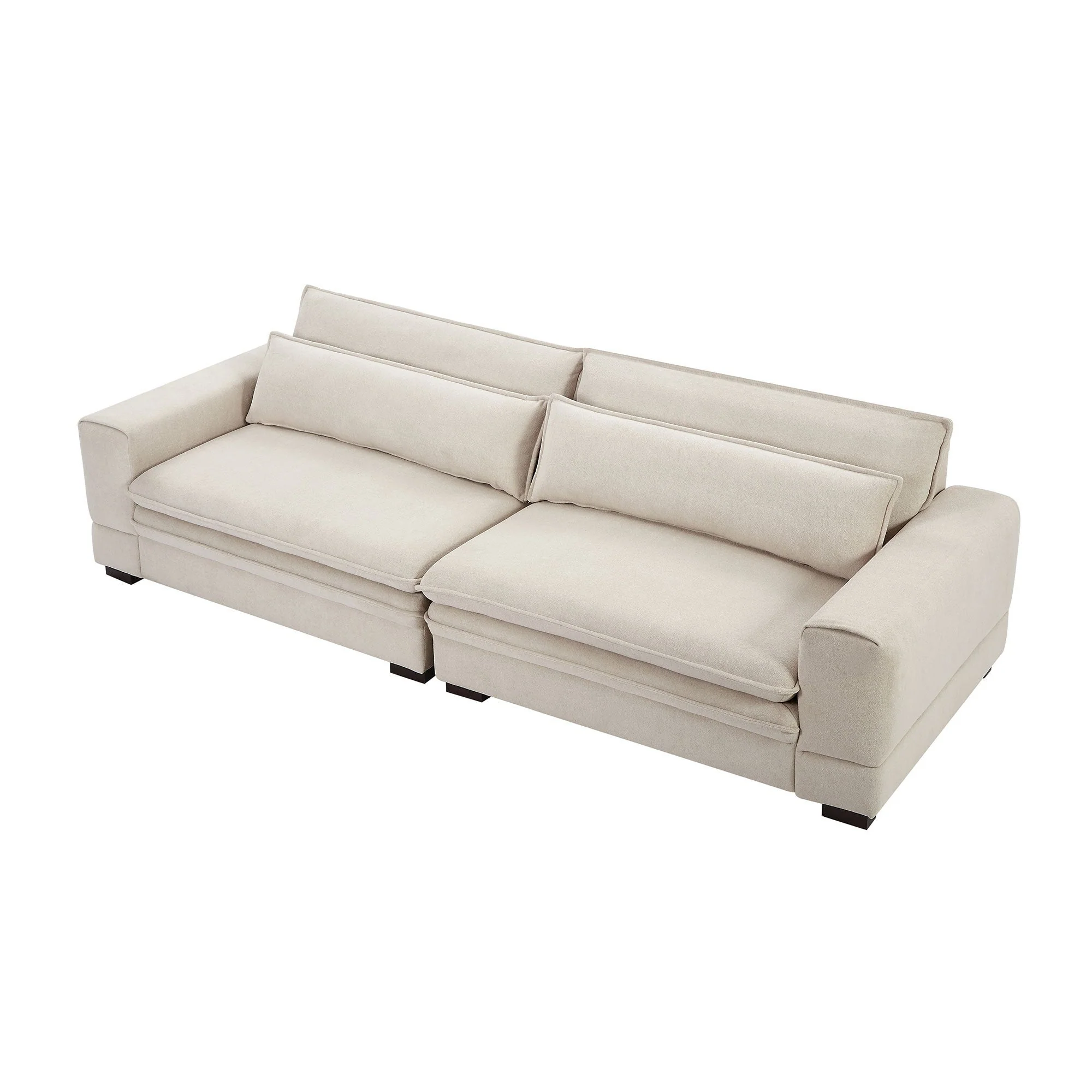Modern Upholstered  Mid-Century Sofa Couch by Blak Hom - Image 8
