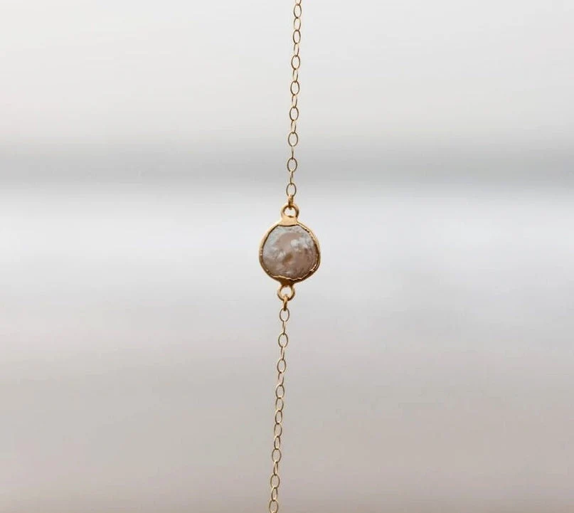 Momi Baroque Pearl Necklace by Toasted Jewelry - Image 5