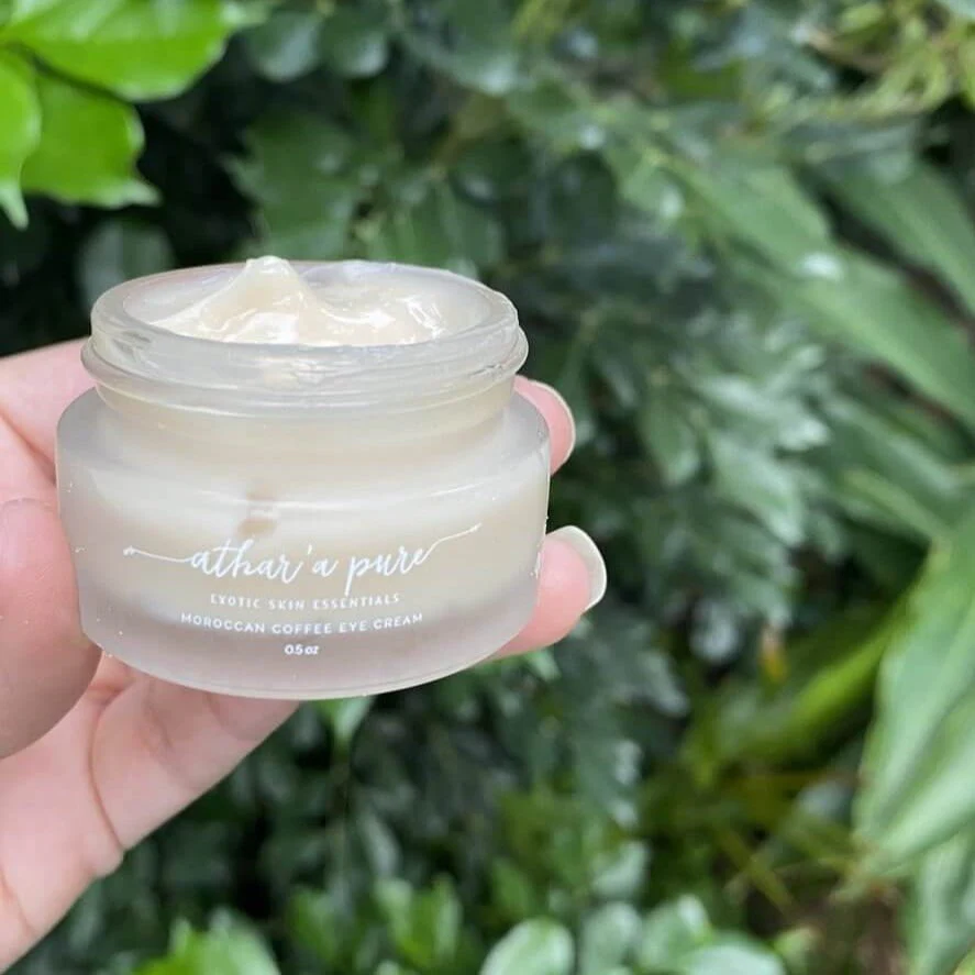 Moroccan Coffee Eye Cream (Vegan, Organic, 100% Natural) by Athar'a Pure - Image 2