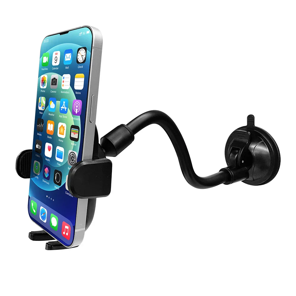 Mpow CA158 Universal Car Phone Mount Windshield Dashboard Car Phone Holder with Long Gooseneck for iPhone 14 15 Plus Max Samsung - Image 7