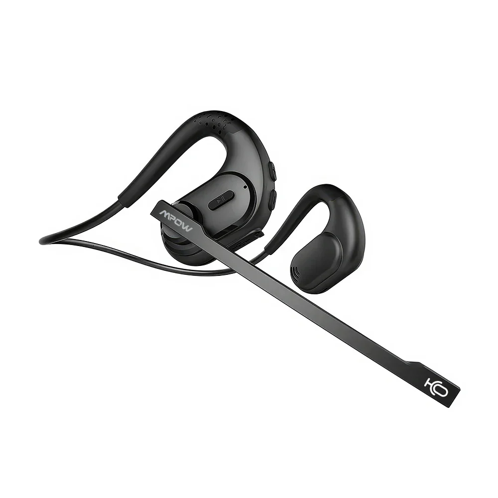 Mpow G9 Bluetooth 5.3 Open Ear Headphones with Removable Microphone Noise Cancelling Air Conduction Headset with 12H Playtime - Image 10