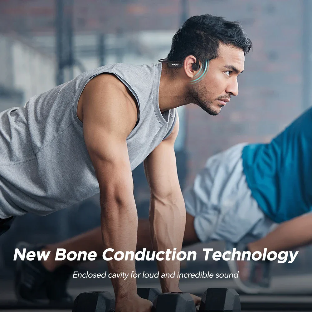 Mpow X14 Bone Sound Headphones Bluetooth 5.3 Open Ear Wireless Bone Conduction Headphones IPX6 Waterproof Sport Running Headset - Image 2